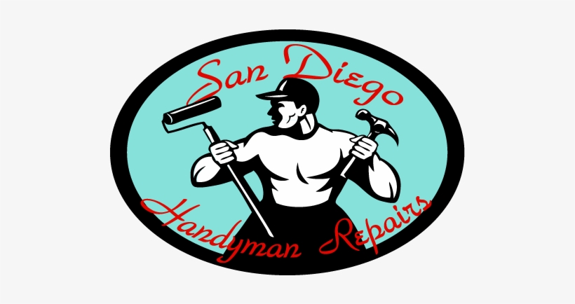 Carpenter Painter Hold Hammer Paint Roller Shower, transparent png download