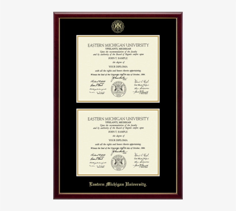 Emu Double Diploma Frame In Galleria - Kansas State University Degree, transparent png download