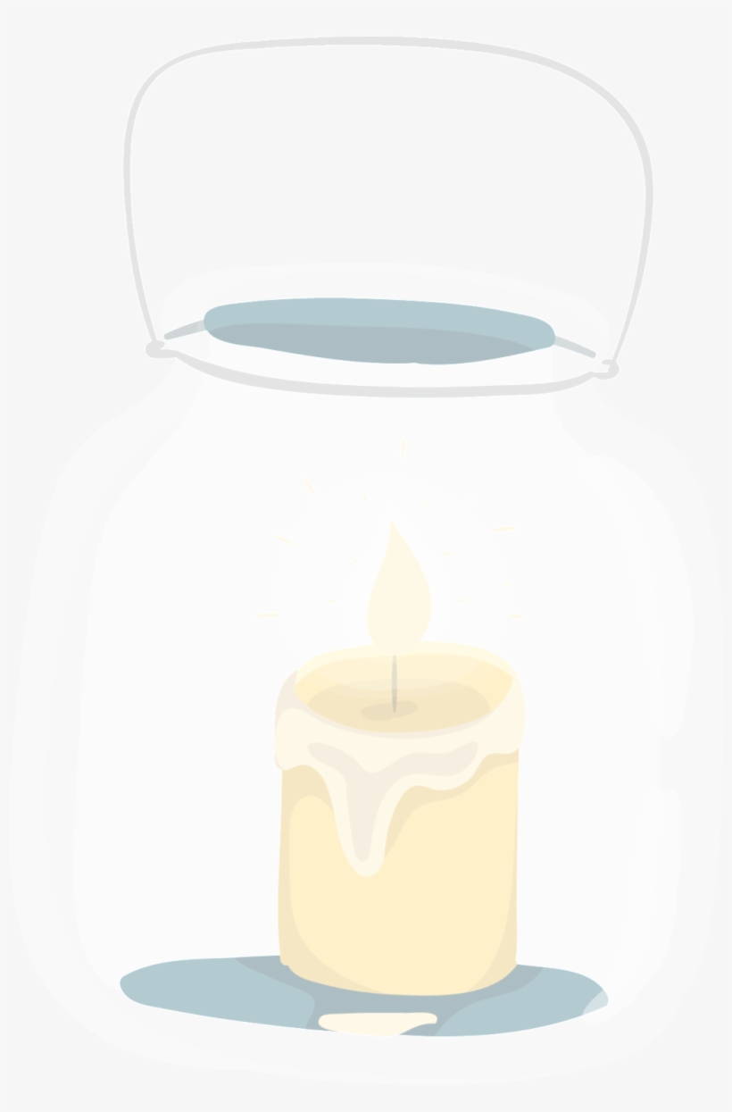 Small Yellow Velas Transparentes Cartoon Winter Free - Candle, transparent png download