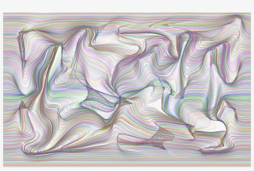 This Free Icons Png Design Of Prismatic Distorted Line, transparent png download