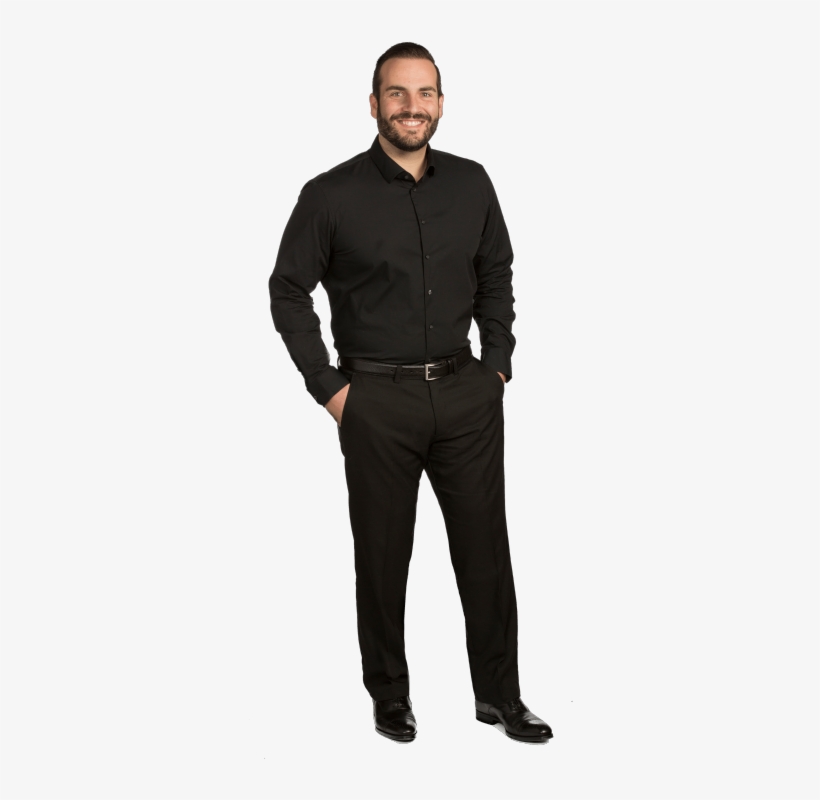 Ryan E - Abernethy - Mens Black Suit Costume, transparent png download