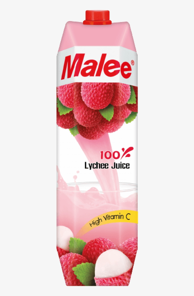 Steem-maleejuice - 100%ライチージュース Malee 1000ml 6本セット, transparent png download