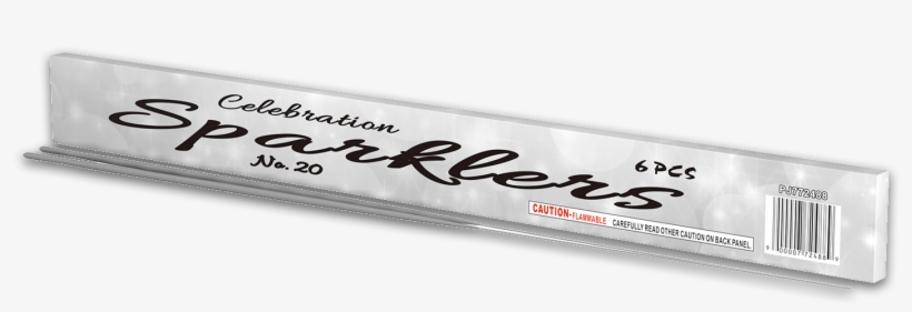 20″ Gold Celebration Sparkler - Calligraphy, transparent png download