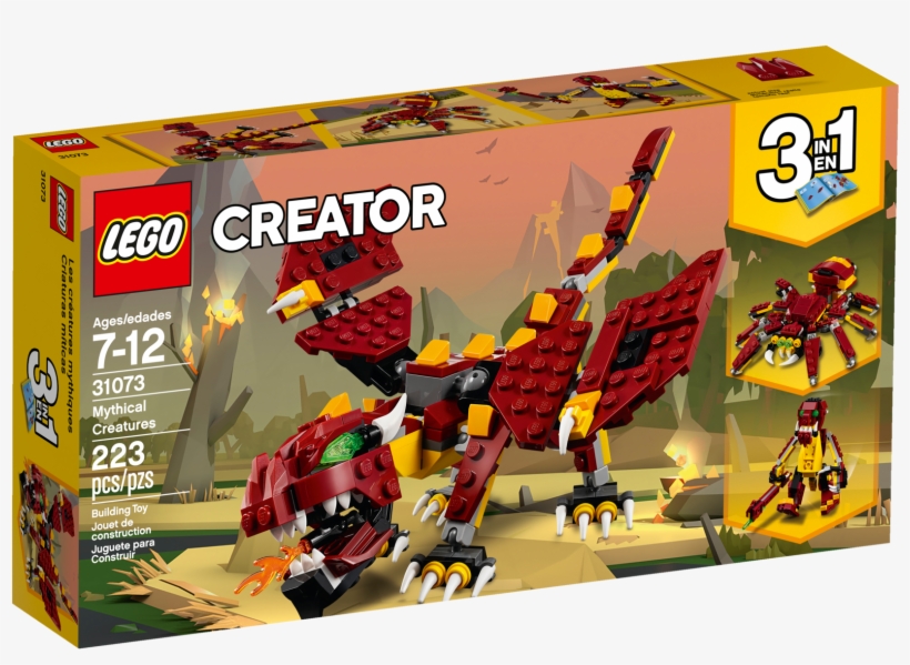 31073 Mythical Creatures - Mythical Creatures Lego Set, transparent png download