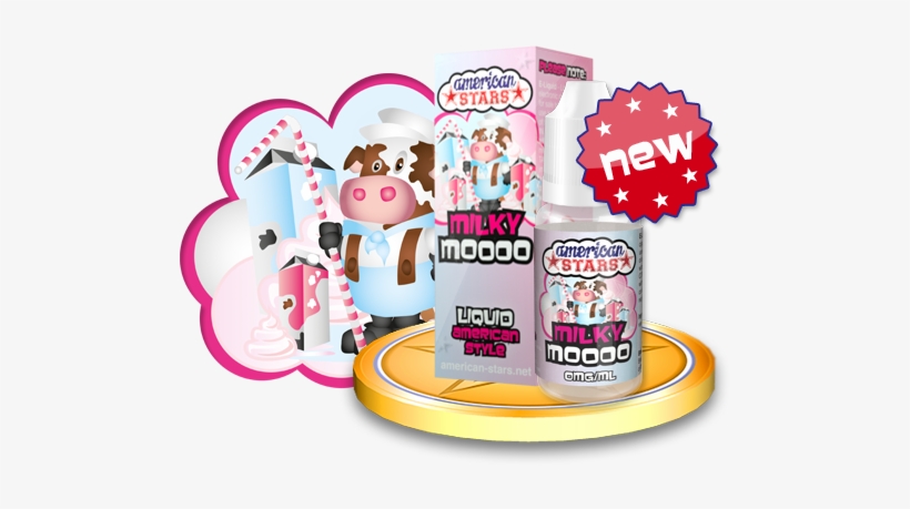 Moooo Flavour, Moooo Fun, Moooo Milky Moooo - American Stars E Liquid, transparent png download
