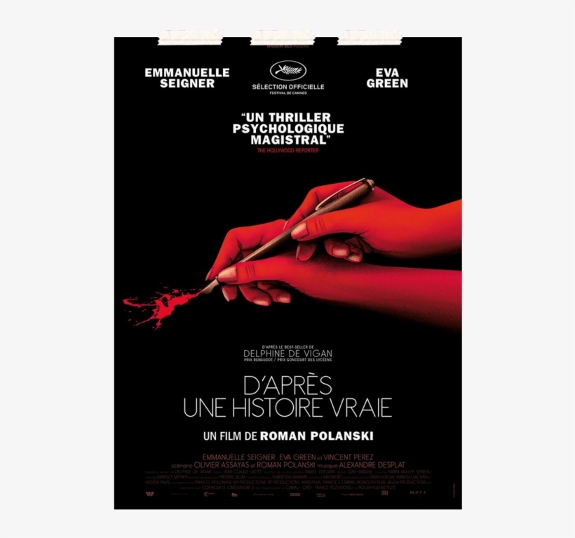 Eva Green - D Après Une Histoire Vrai Affiche, transparent png download