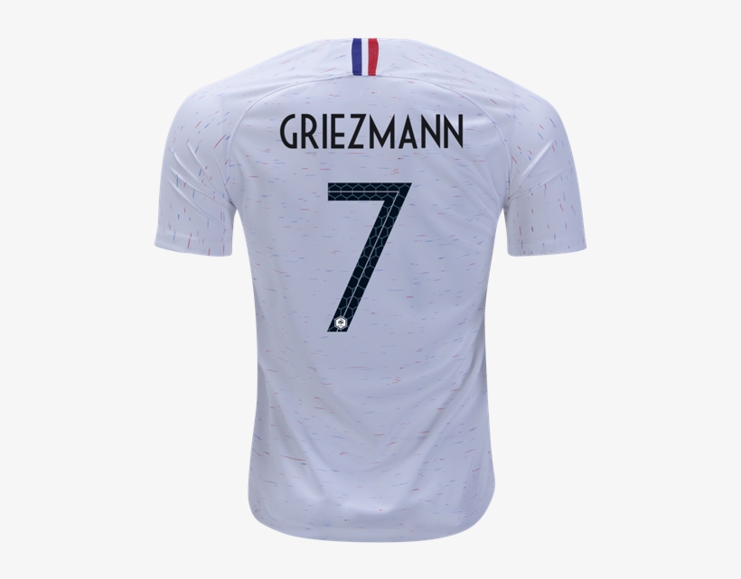 Antoine Griezmann France 2018 World Cup Away Jersey - France World Cup 2018 Jersey, transparent png download