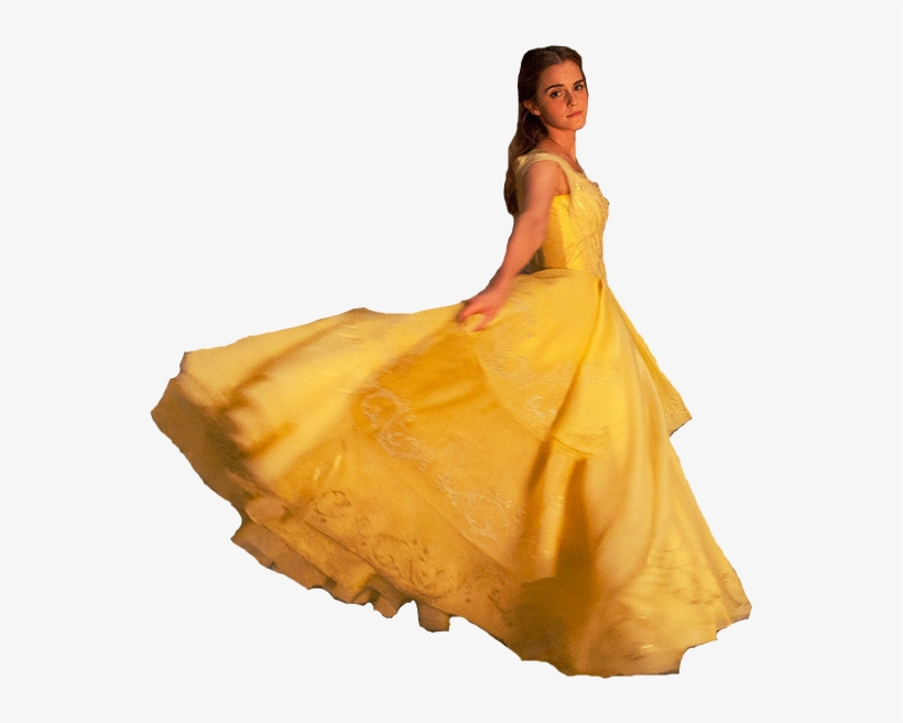 Png A Bela E A Fera - 2017 Beauty And The Beast Movie Belle Dress Cosplay, transparent png download