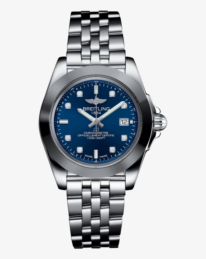 Galactic 32 Sleek Edition Steel - Breitling Galactic 32 Sleek Edition, transparent png download
