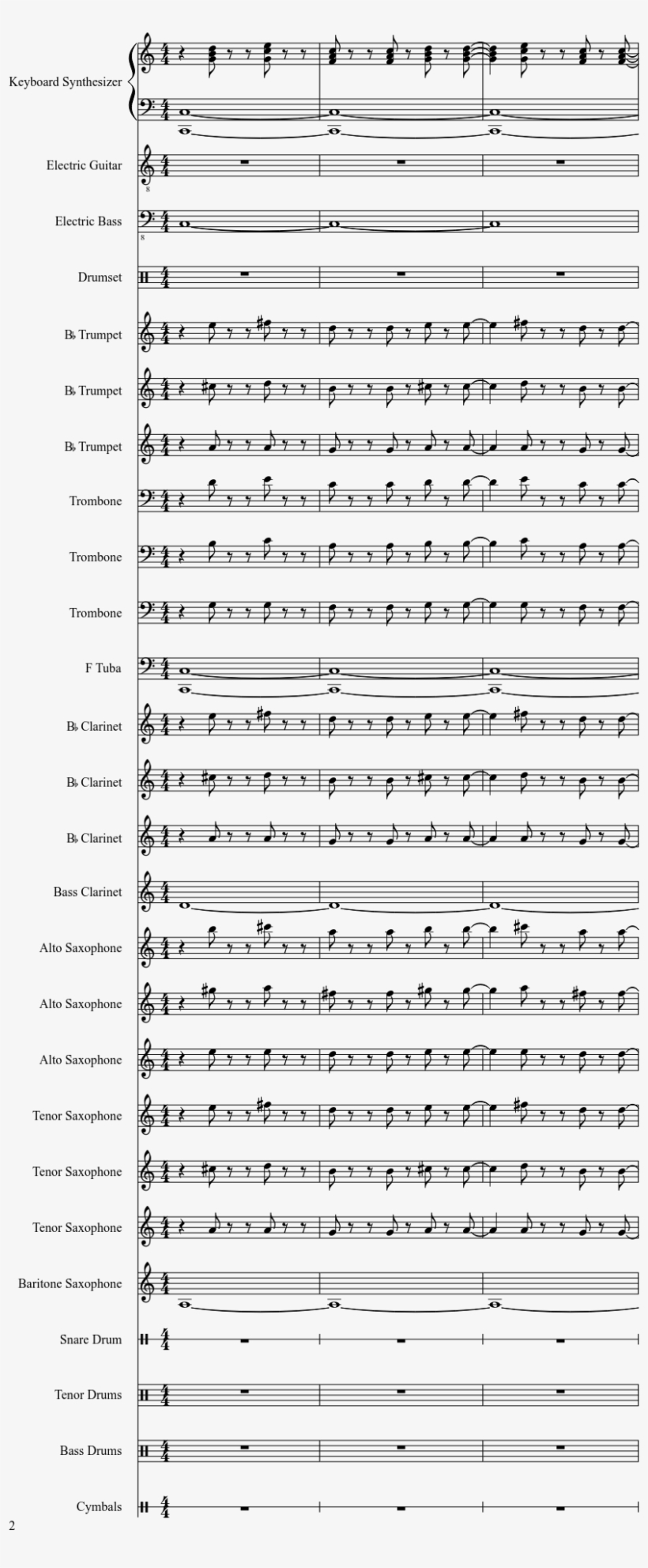 Jump Sheet Music Composed By Arranged By - Document, transparent png download