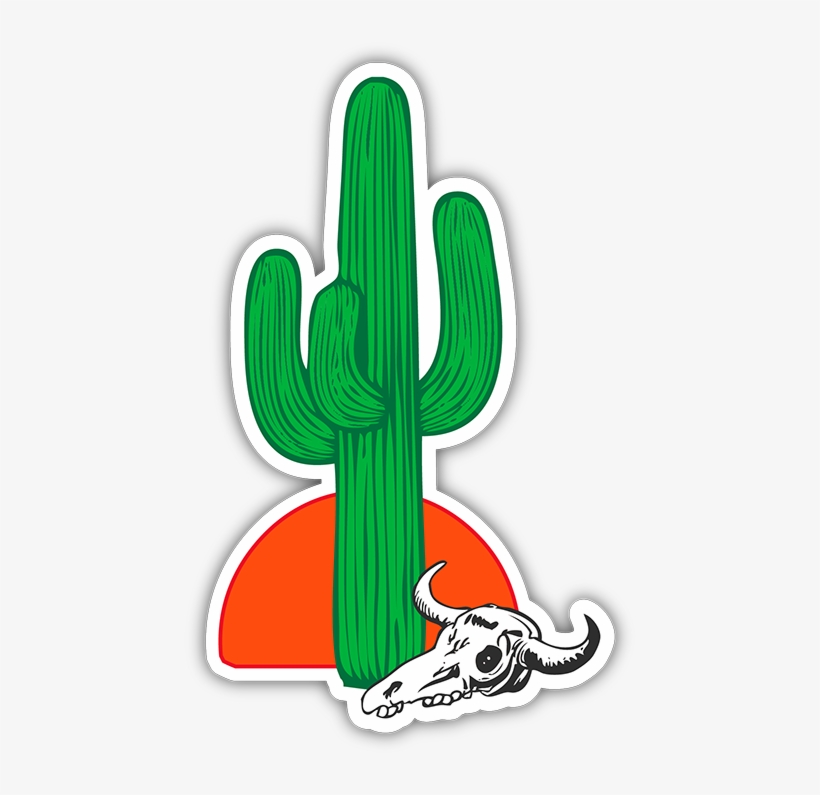 Saguaro Cactus Bumper Sticker - Cactus Funny, transparent png download