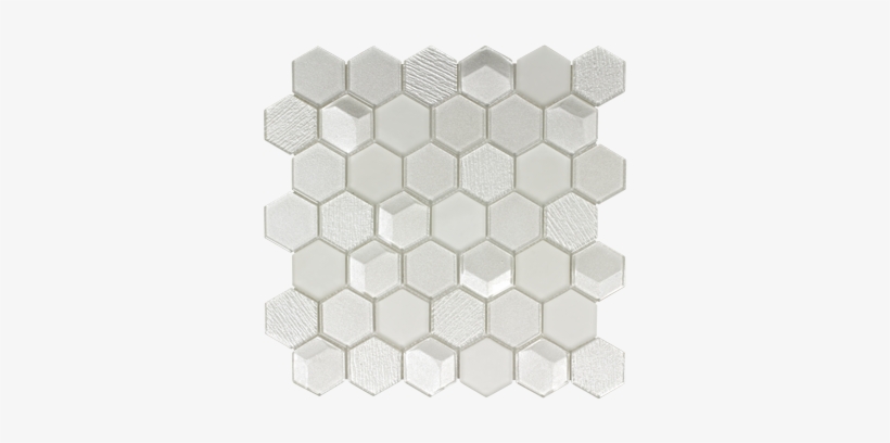 Surfaces Skylight Hex Mosaic Celestial White Hex (sample), transparent png download
