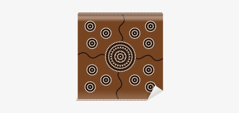 Aboriginal Style Of Dot Painting Depicting Circle - Circle, transparent png download