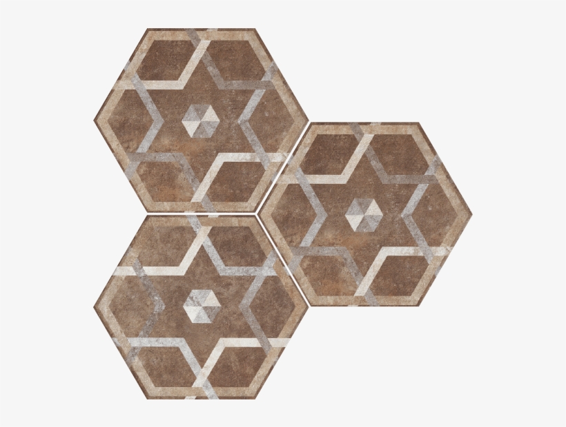 Exagona Deco Texture - Fioranese Heritage 34,5x40 Decor Texture 5 Naturale, transparent png download