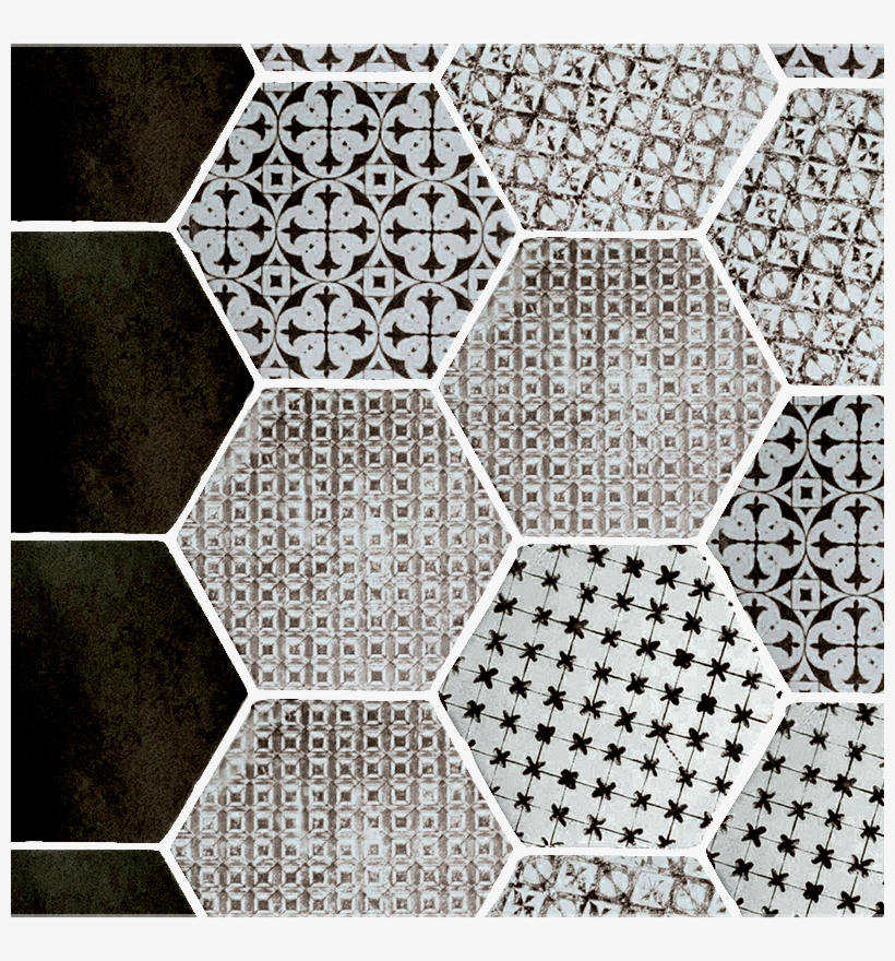 Carrelage Hexagonal Cevh0013 - Circle, transparent png download