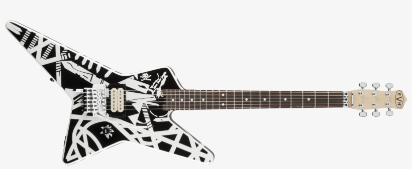 Evh Stripe Series Star - Evh Striped Series Star Guitar, transparent png download