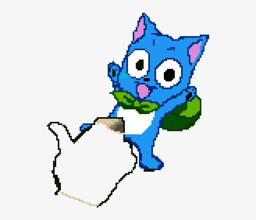 Fairy Tail Happy And Natsu - Happy, transparent png download