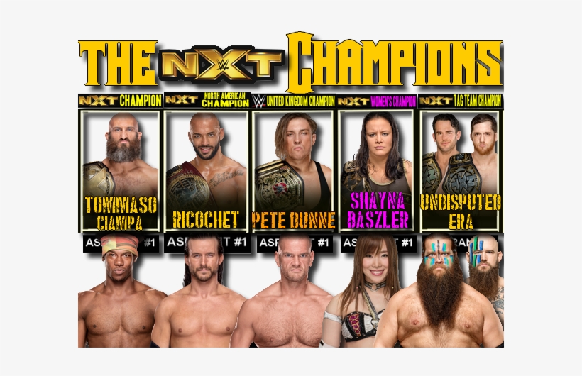 Les Champions De Nxt - Wwe, transparent png download