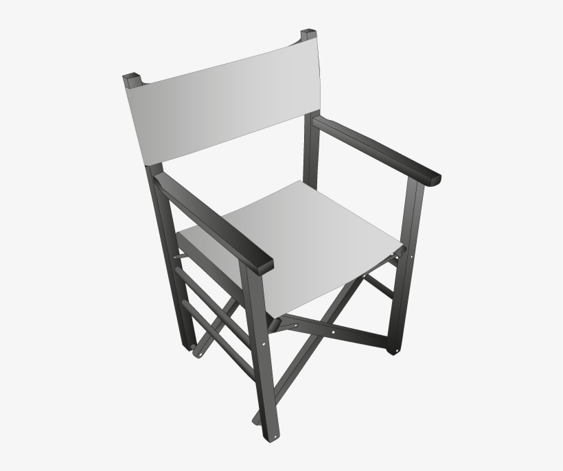 Director Seat - Folding Chair, transparent png download