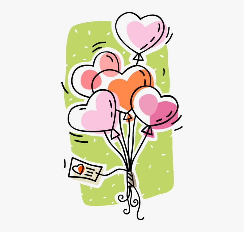 Vector Illustration Of Valentine's Day Sentimental - Heart, transparent png download