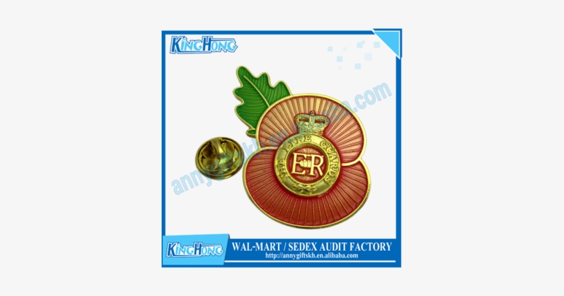 Free Shipment Flower Shape Life Guards Poppy Badge - Pin-back Button, transparent png download