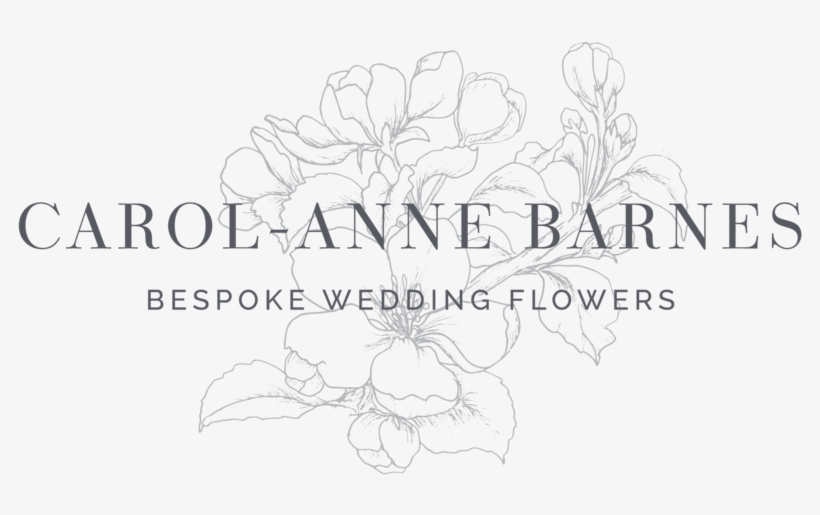 Carol-anne Barnes Horizontal Watermark Grey - Floral Design, transparent png download