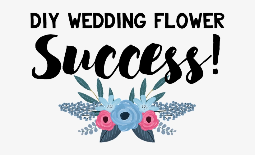 Diy Wedding Flower Success Alt - Spring Blooms - Personalized 1.75 X 1.75 Square Seal, transparent png download