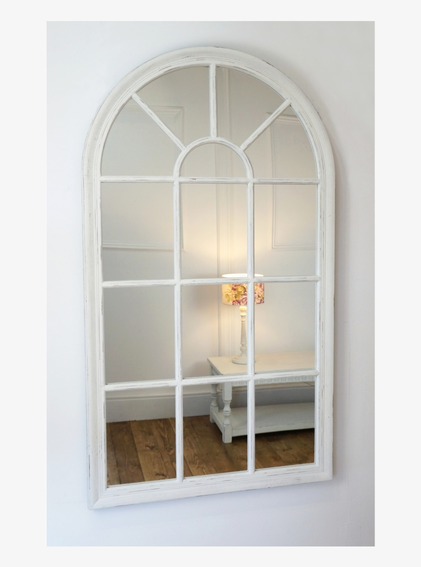 An Overall View Of This Mirror In A Typical Setting - Arch Window Wall Mirror, transparent png download