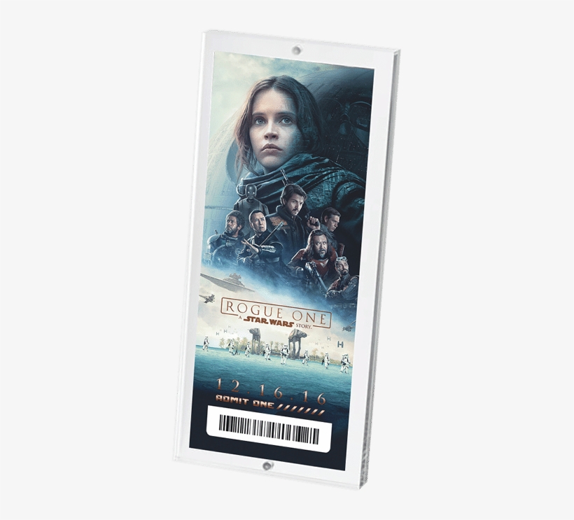 Atom Tickets And Disney Join Forces For Exclusive Rogue - Rogue One: A Star Wars Story, transparent png download