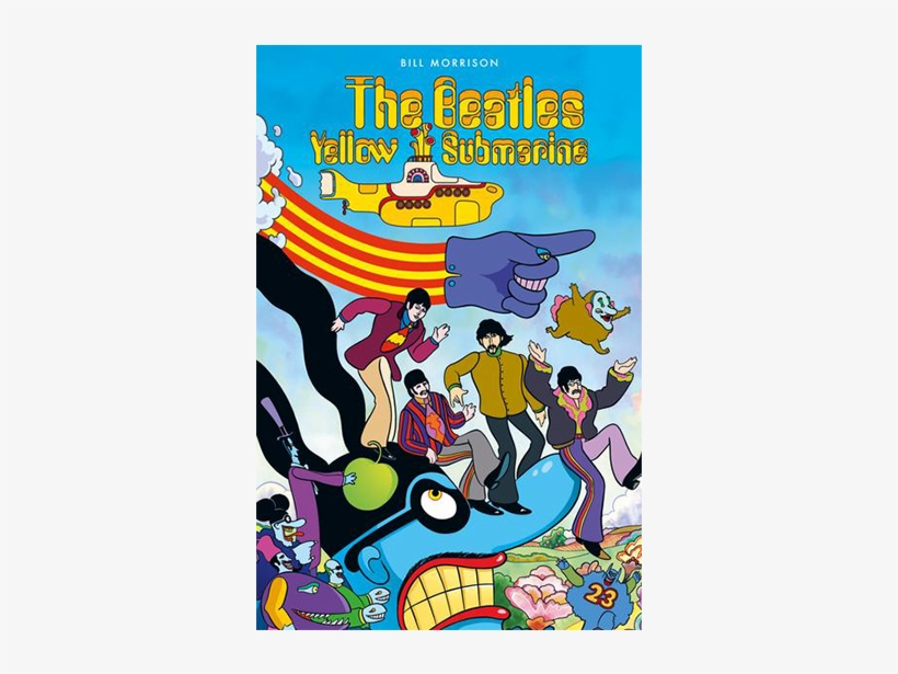 Watch Trailer For Beatles 'yellow Submarine' Graphic - Yellow Submarine 50th Anniversary, transparent png download