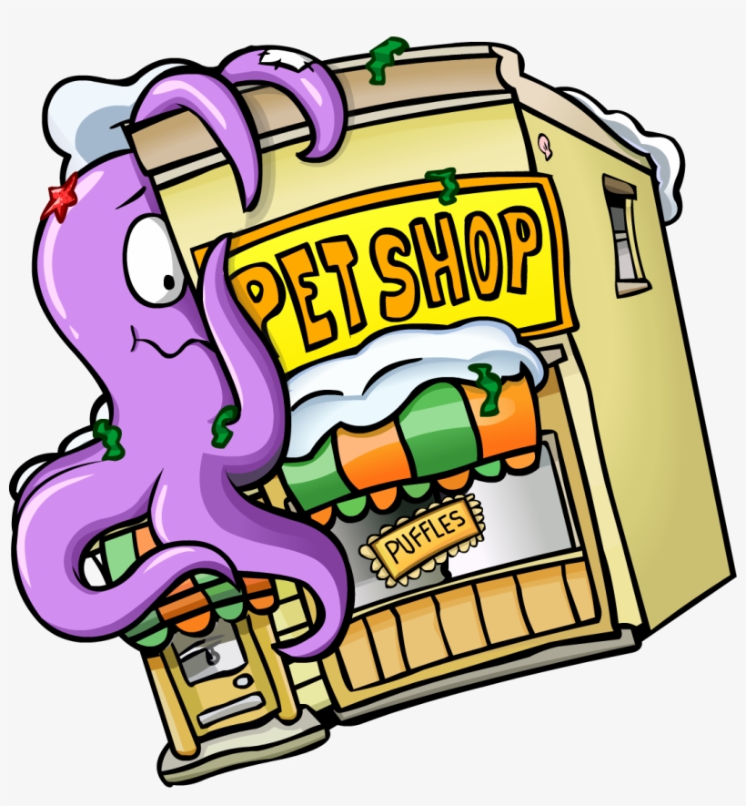 Submarine Party Pet Shop Exterior - Club Penguin Pet Shop, transparent png download