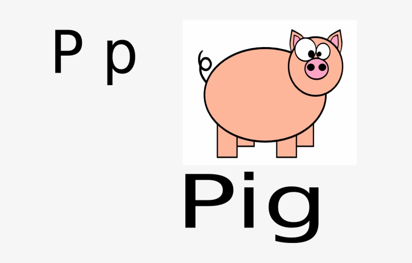 Image Transparent At Getdrawings Com Free For Personal - P Pig, transparent png download
