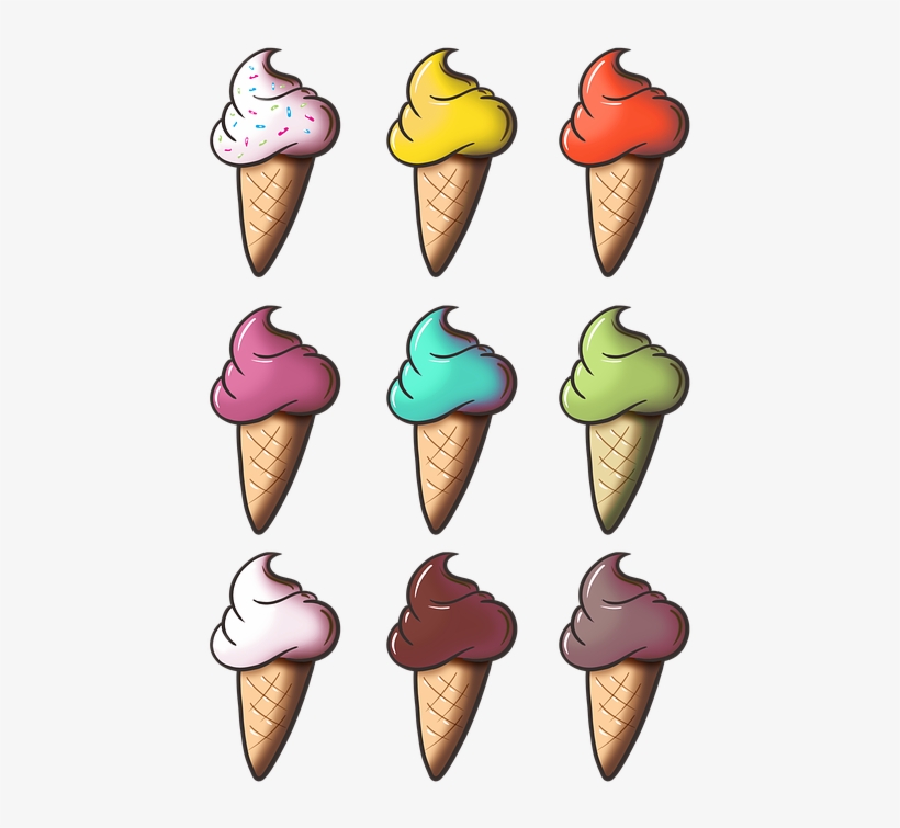 Ice Cream Cone Ice Cream Cone Vanilla Chocolate 7 Ice Cream Clipart Transparent Png 556x7 Free Download On Nicepng