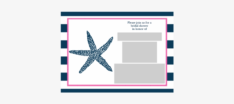 Error Message - Nautical Bridal Shower Invitations, Wedding, Stripes,, transparent png download