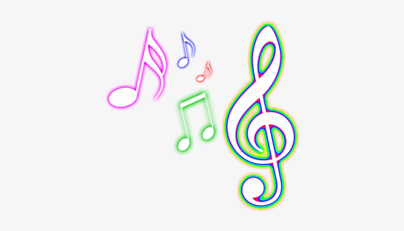 Editing Materials New - Colorful Music Notes Png, transparent png download