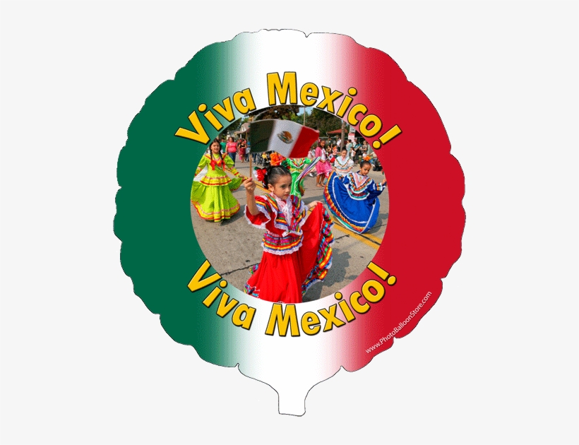 Mexican Flag Independence Day Photo Balloon - Balloon, transparent png download