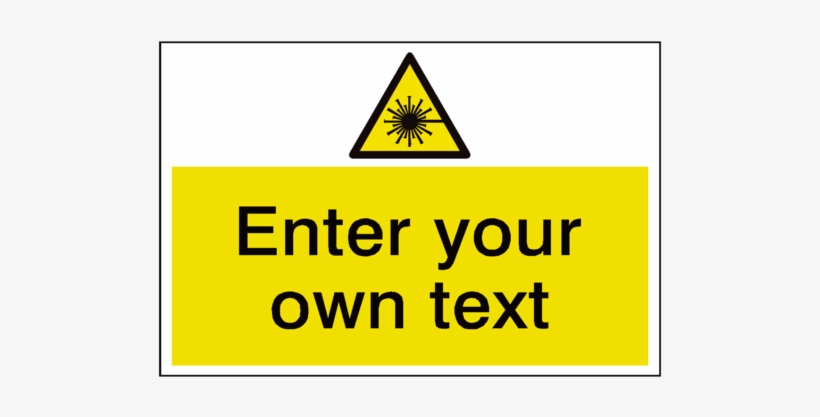 Laser Beam Custom Safety Sticker - Construction Site Keep Out, transparent png download