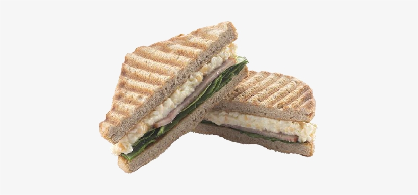 Mayonnaise Spread Atop A Bed Of Baby Spinach And Chicken - Chicken Mayo Sandwich Png, transparent png download