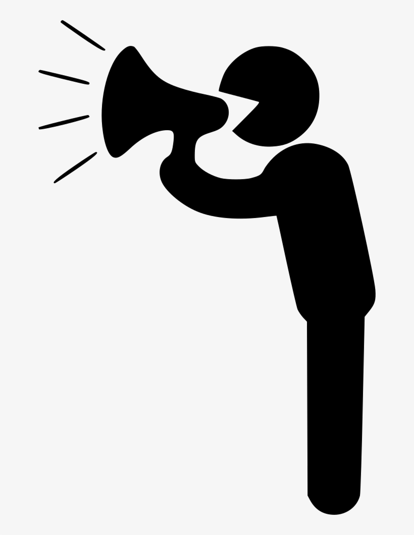 Megaphone Comments - Horse, transparent png download