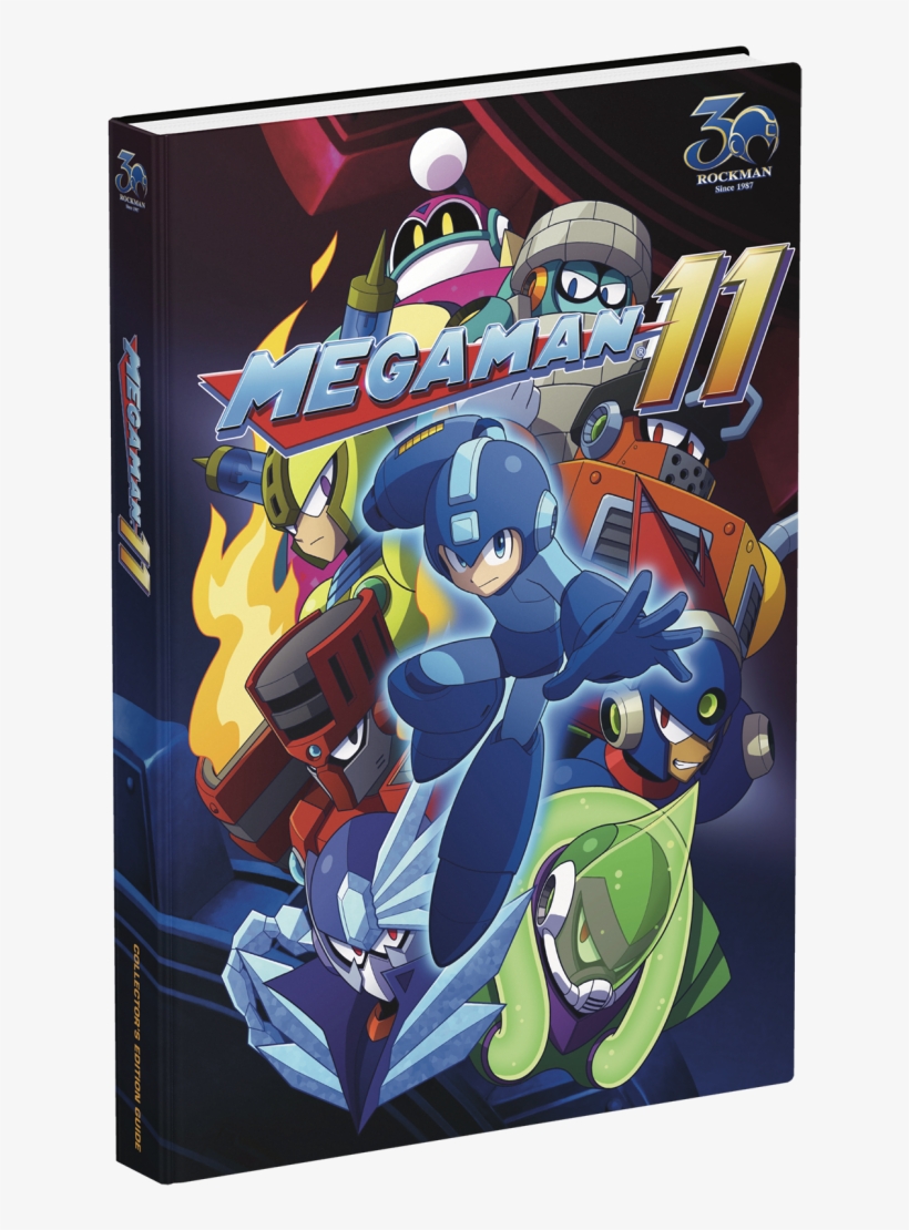 Mega Man 11 Is Getting An Official Strategy Guide Prima - Mega Man 11 Celebrating 30 Years, transparent png download
