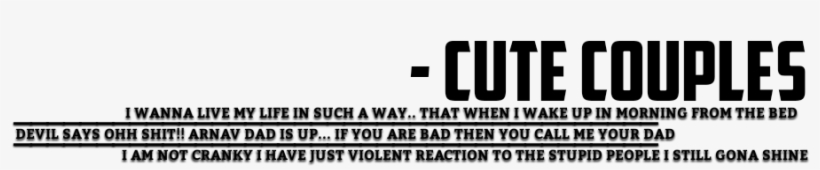 Prince Editx New Couple Black Text Png - Black-and-white, transparent png download