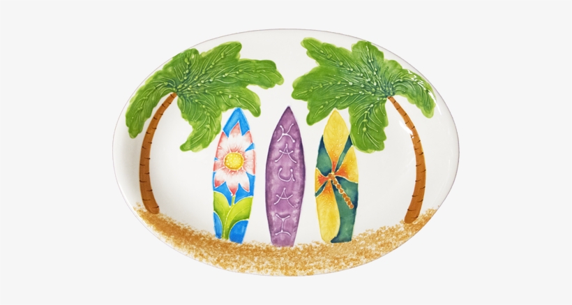 15" Oval Hawaiian Surfboards - Craft, transparent png download