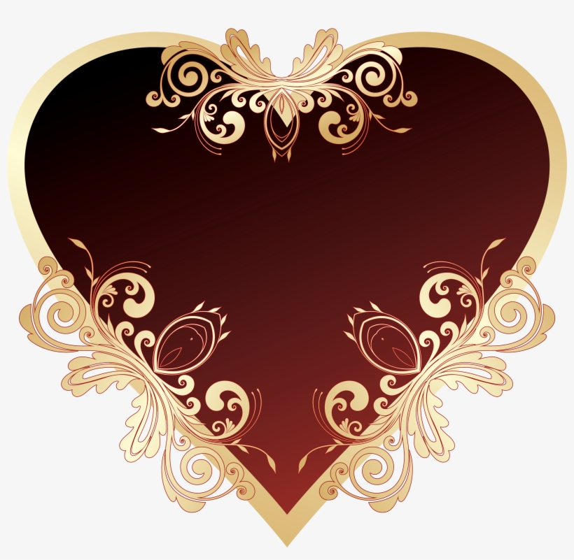 Heart Dark Red, transparent png download