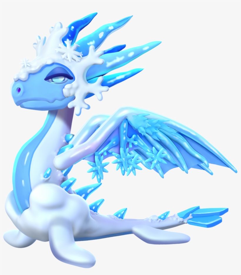 Snow Queen Dragon - Dragon Manía Legends Dragon De Caldera, transparent png download