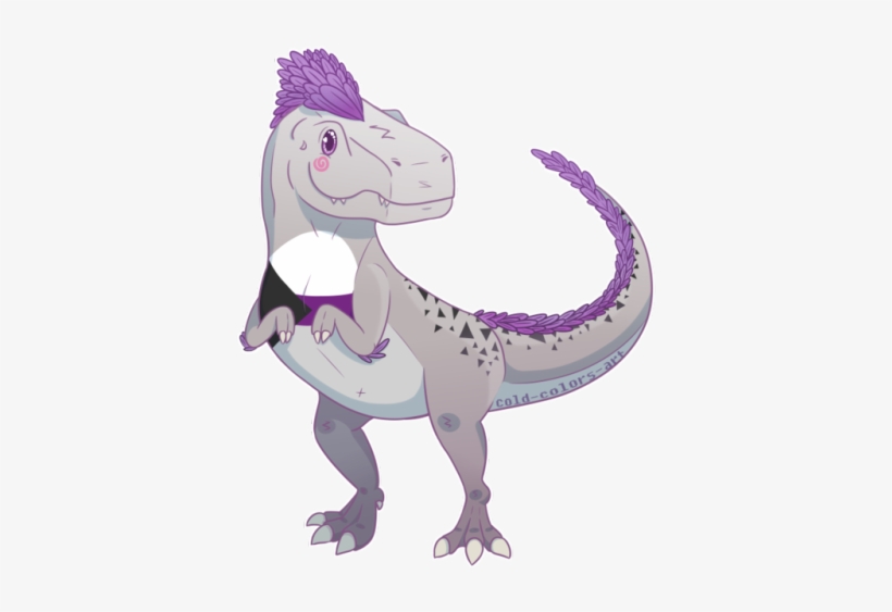 Now Presenting The Demisaurus Rex, Demisexual Version - Cartoon, transparent png download