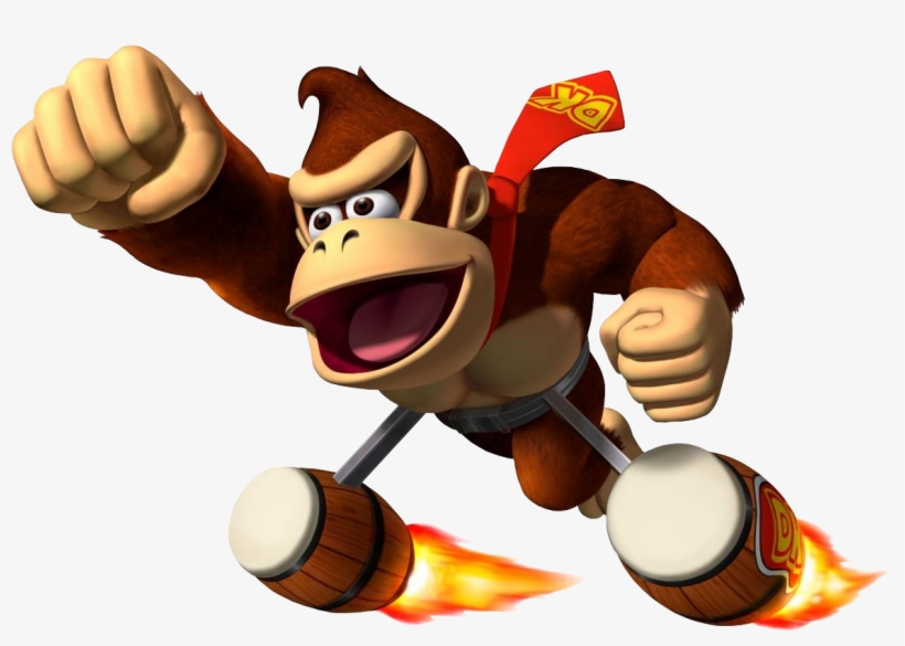 Rare Studied Gorillas For Inspiration - Donkey Kong Jet Race, transparent png download