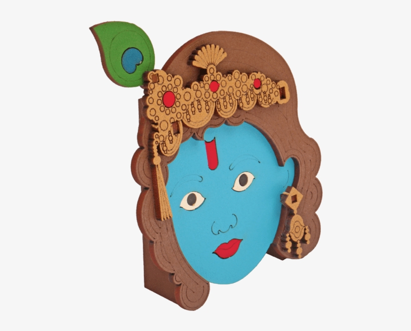 Face - Lord Krishna Model Kit, transparent png download