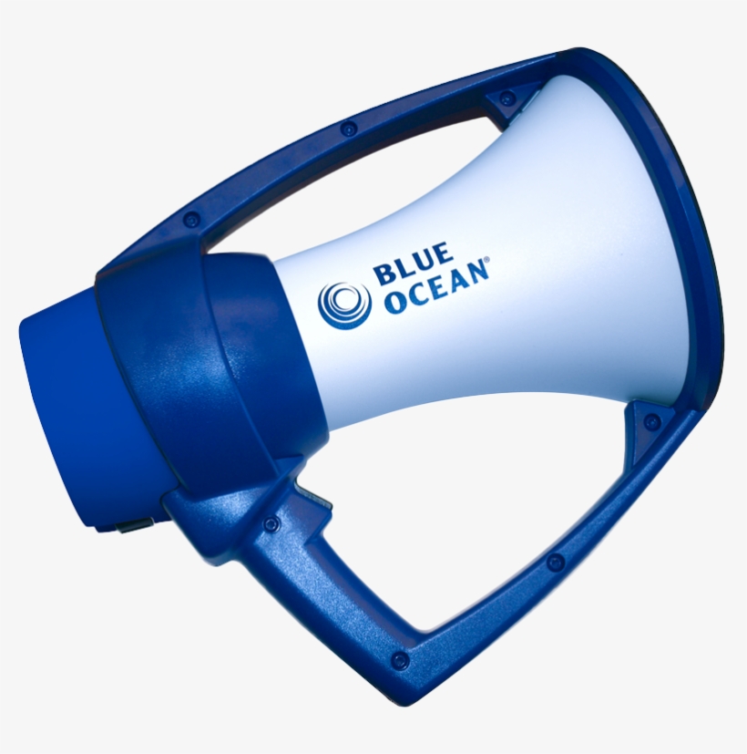 Blue Ocean Rugged Megaphone, transparent png download