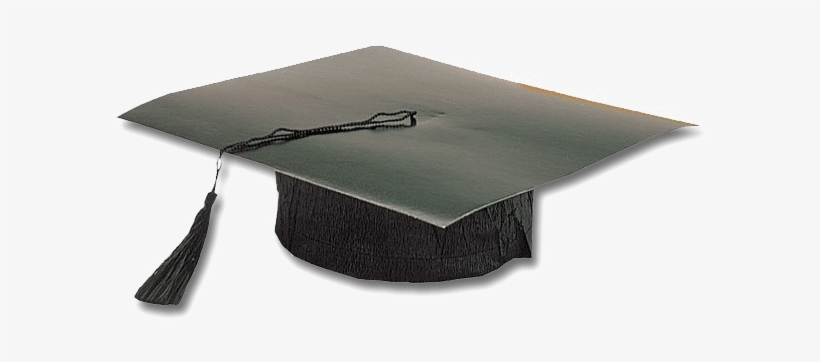 Graduation Cap Png Pic - Black Graduation Cap, transparent png download