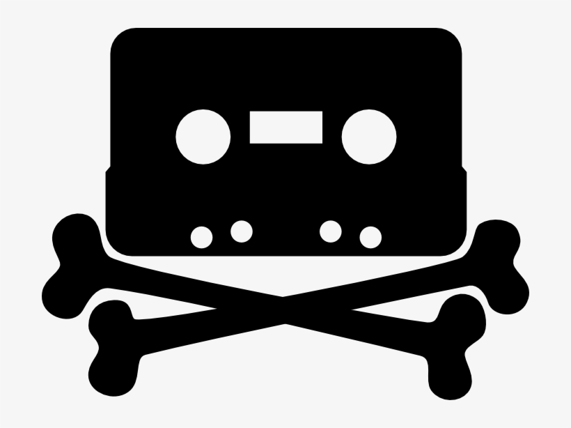 Soundcloud Piracy Is Real - Cassette Jolly Roger, transparent png download